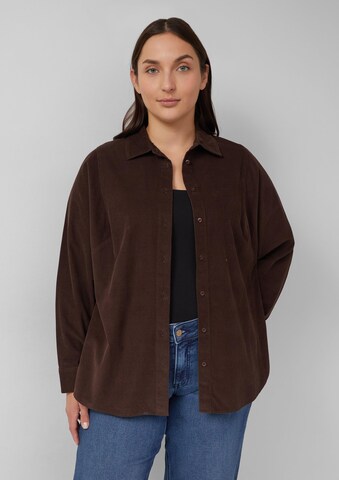 Chemisier s.Oliver en marron : devant