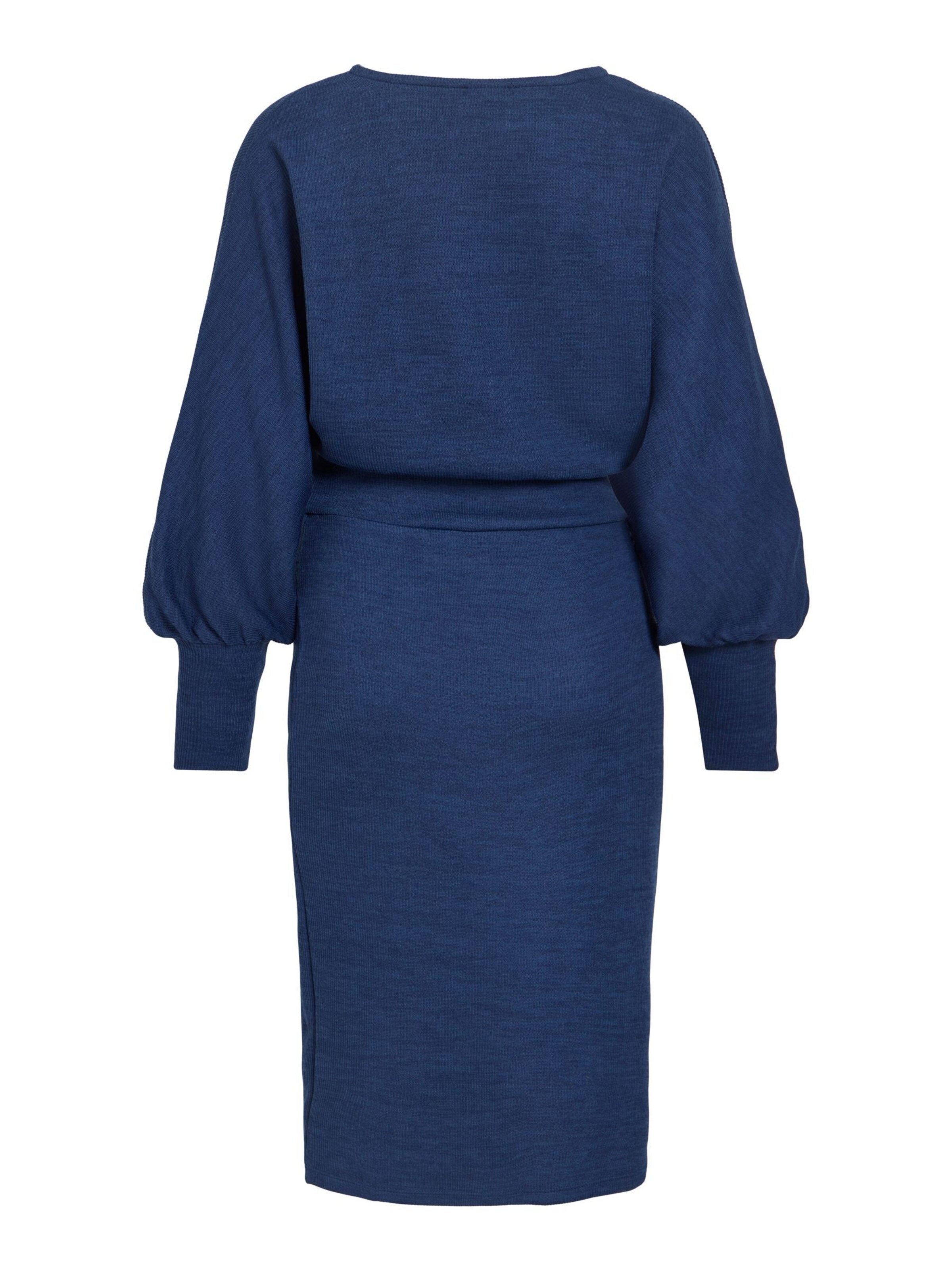 VILA Knit dress 'VIRAFFI' in Blue: front
