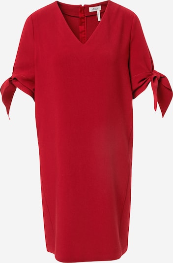 s.Oliver BLACK LABEL Kleid in feuerrot, Produktansicht