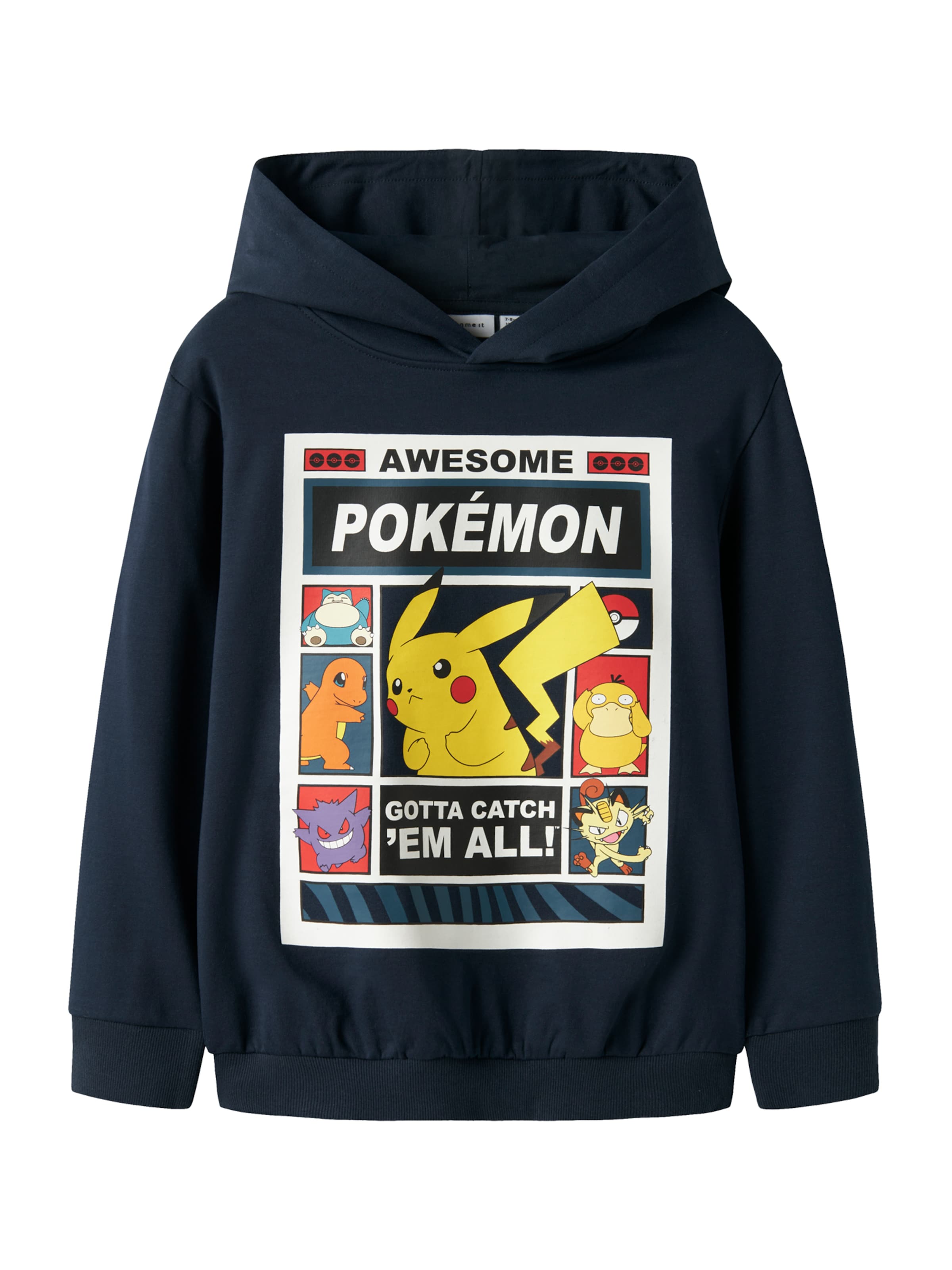 NAME IT - Sudadera 'NKMDU POKEMON' en azul: frente