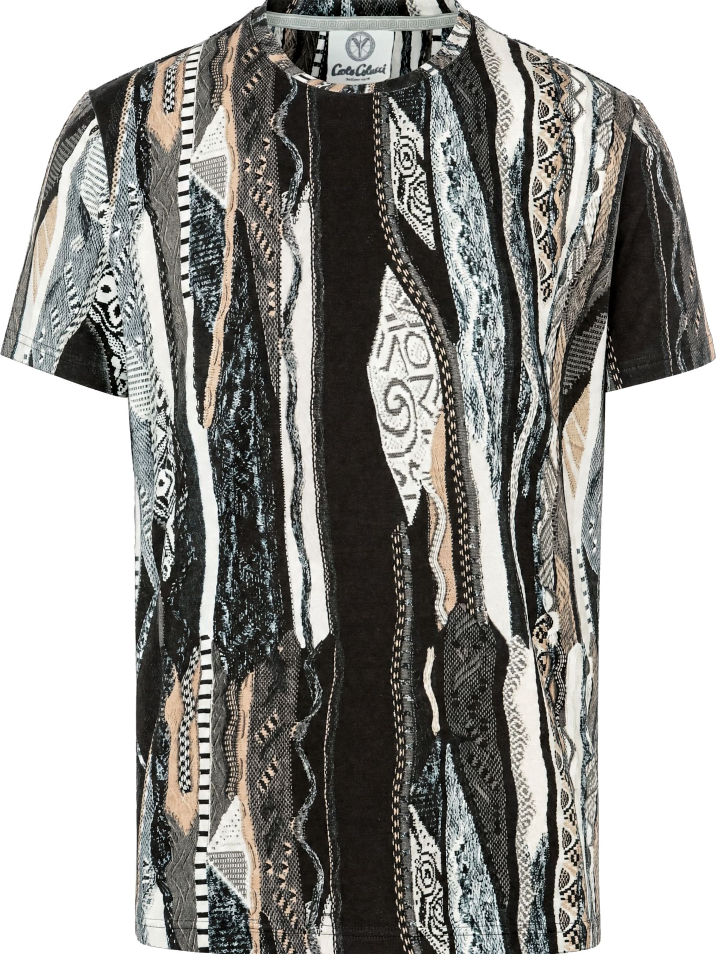 T-Shirt ' Fiaider ' Carlo Colucci en noir : devant
