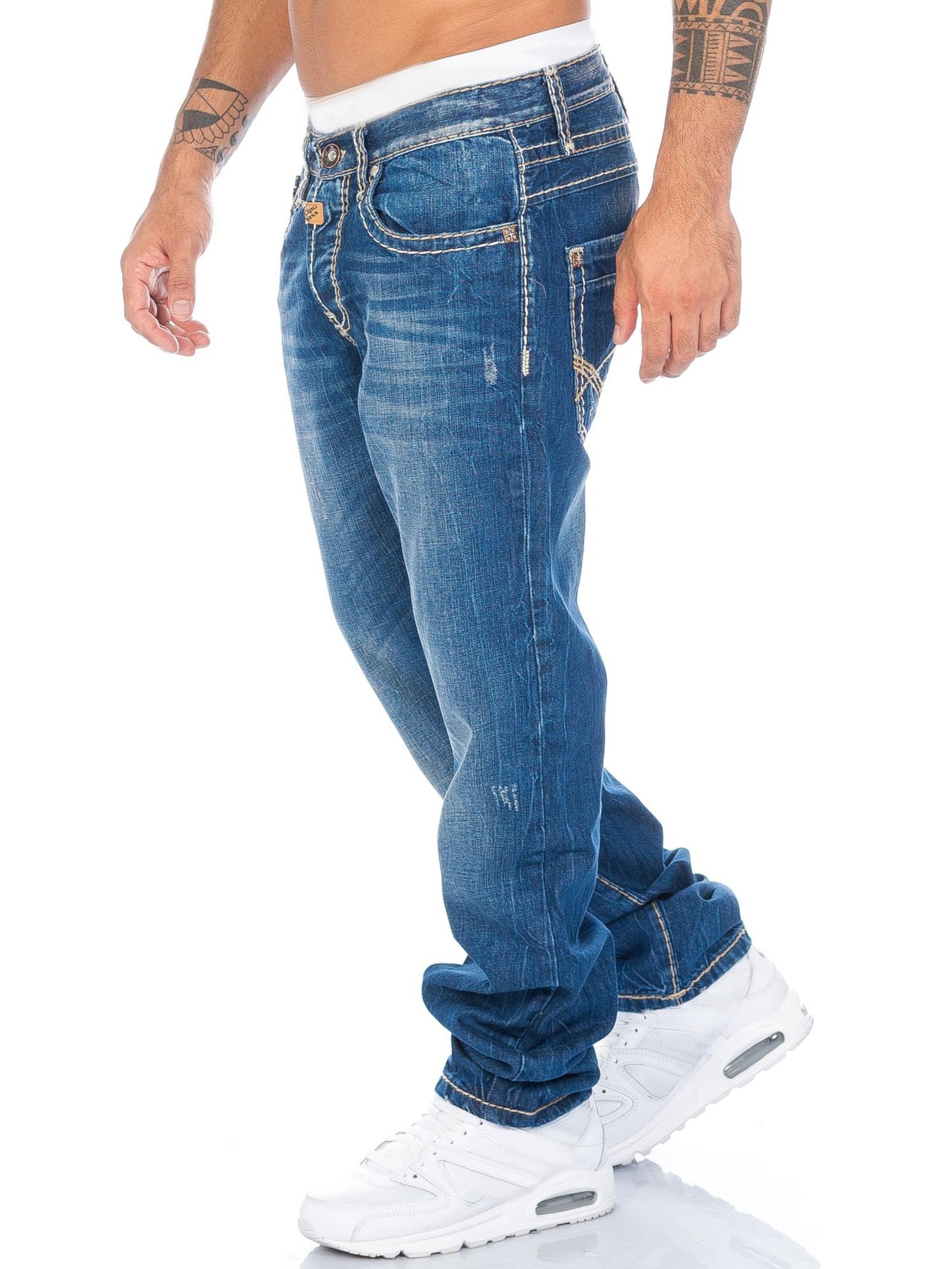 CIPO & BAXX Regular Jeans 'BJ688' in Blue