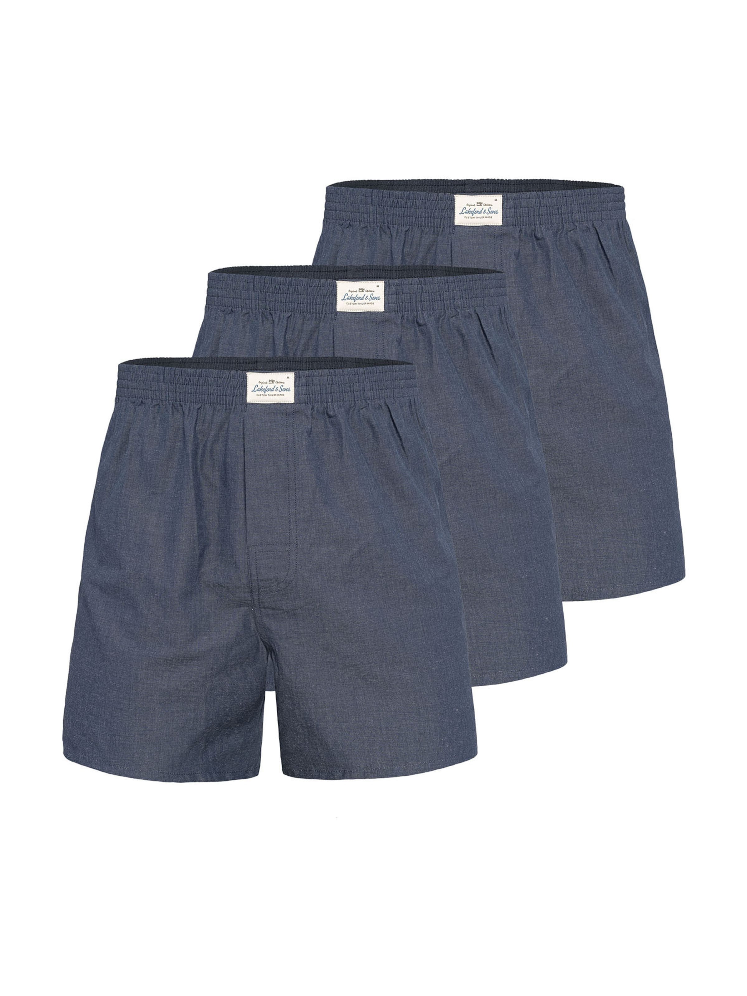 Lakeford & Sons Boxershorts in Blau: Vorderseite