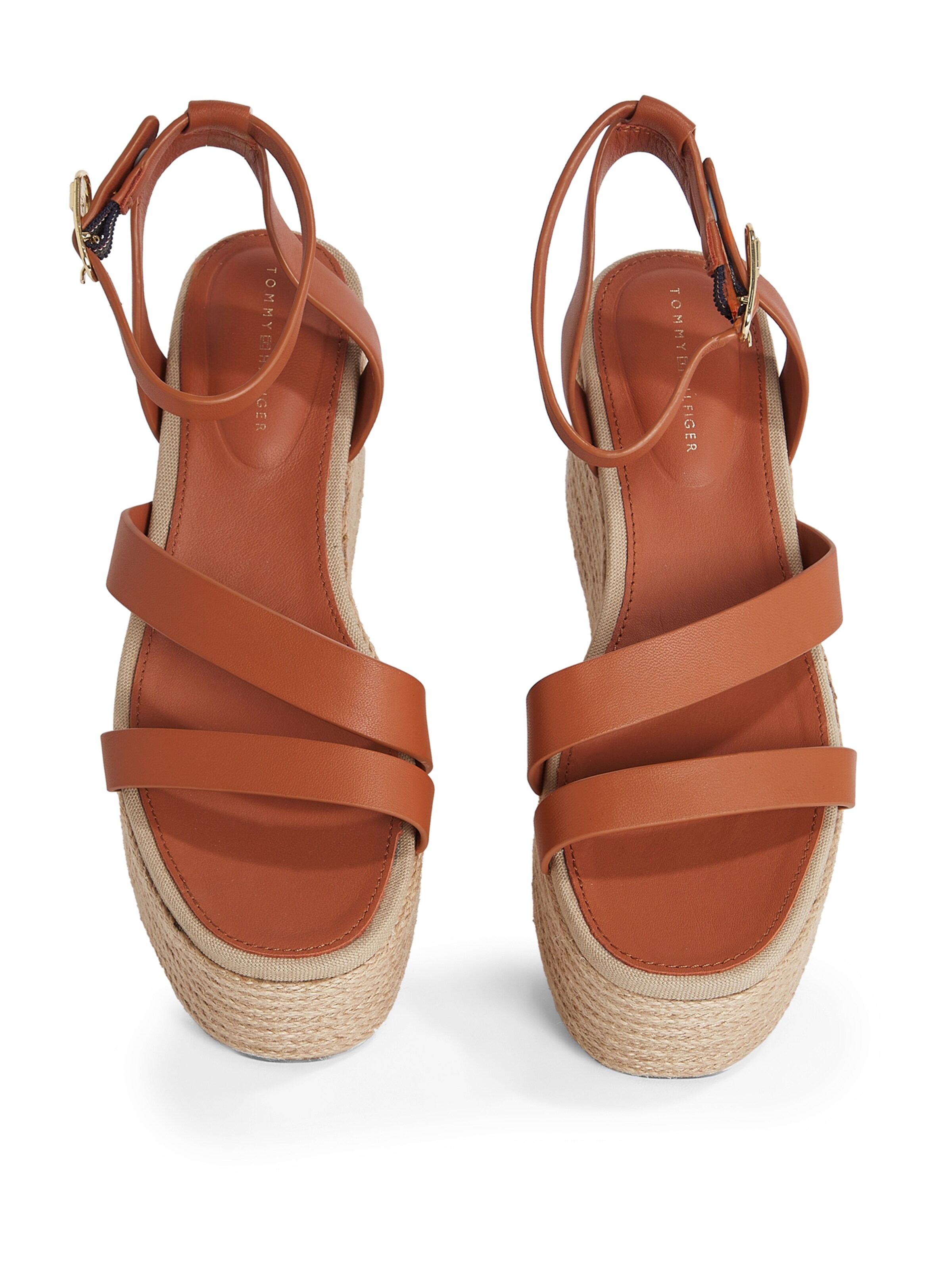 Sandales à lanières TOMMY HILFIGER en marron