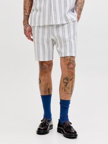 JACK & JONES - Loosefit Pantalón 'JPSTJAIDEN' en blanco: frente