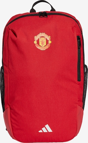 ADIDAS PERFORMANCESportski ruksak 'Manchester United Home' - crvena boja: prednji dio