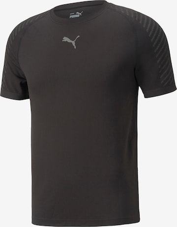 PUMA Λειτουργικό μπλουζάκι σε μαύρο: μπροστά