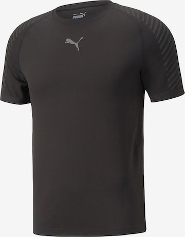 PUMA Функциональная футболка в Черный: спереди