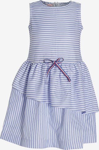 La V Dress 'Pipa' in Blue: front