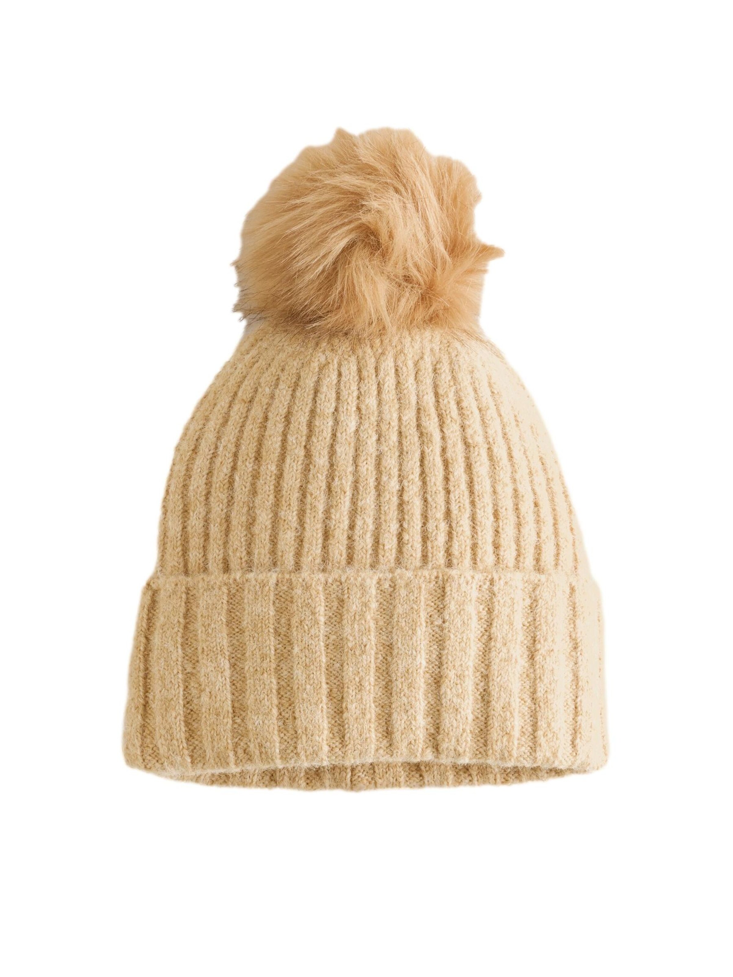 Next Mütze in Braun: Vorderseite