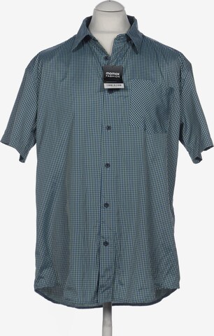 CMP Button Up Shirt in L-XL in Green: front