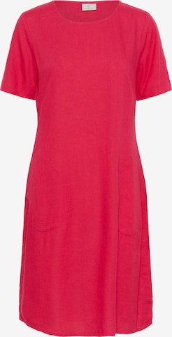 Rochie 'Milia' de la Kaffe pe roz: față