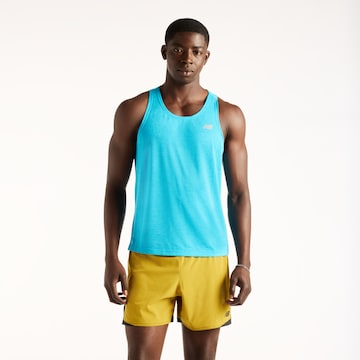 new balance Functioneel shirt 'Athletics Tank' in Blauw: voorkant