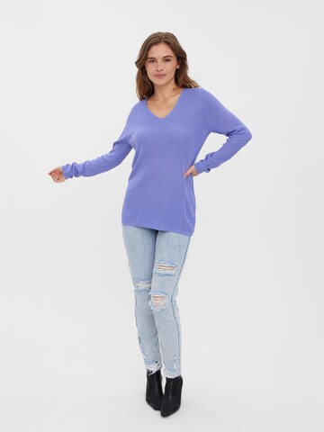 VERO MODA Sweater 'NEW LEXSUN' in Purple