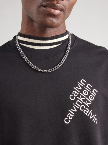 Calvin Klein Jeans Mikina – černá