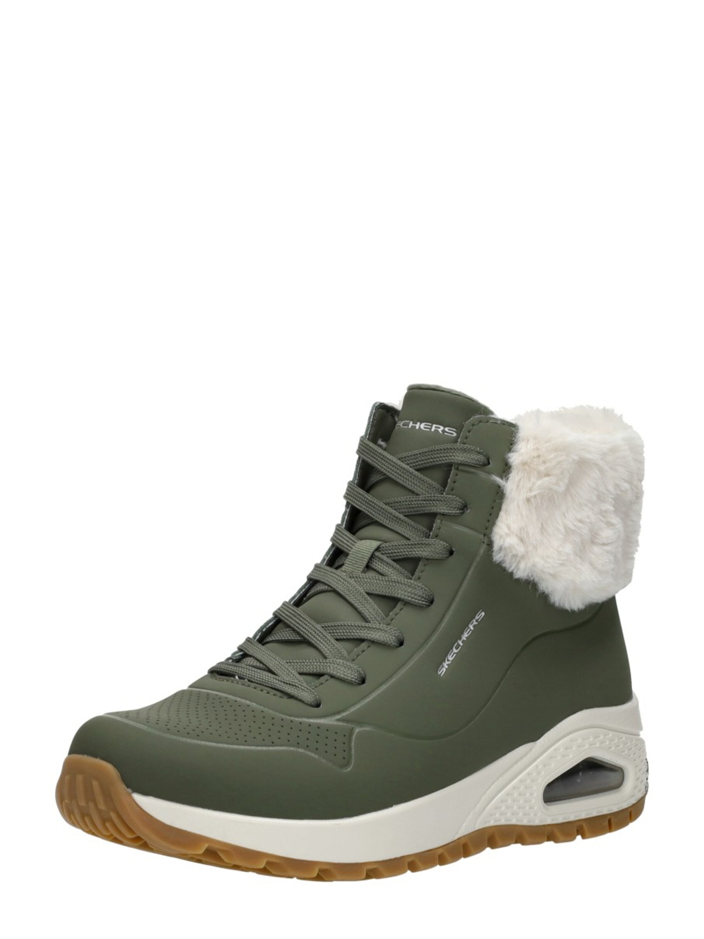 Boots 'Uno Rugged - Fall Air' SKECHERS en vert