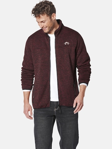 Veste en polaire ' Aspiluna ' BABISTA en rouge : devant
