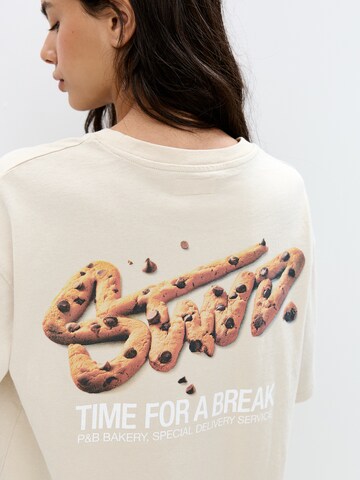 Maglietta 'STWD' di Pull&Bear in beige