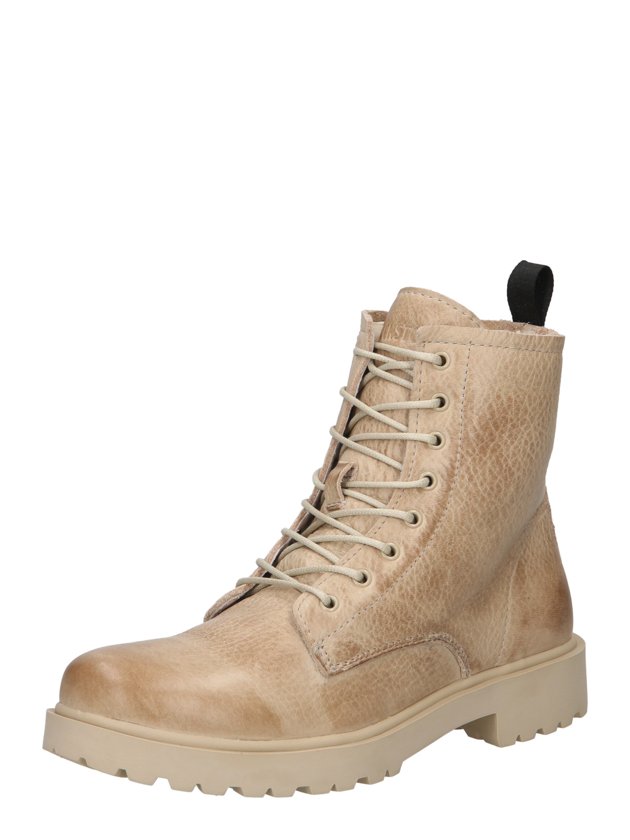BLACKSTONE Stövlett med snörning 'Kajsa WL02' i beige: framsida