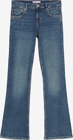 Bershka Bootcut Jeans in Blauw: voorkant