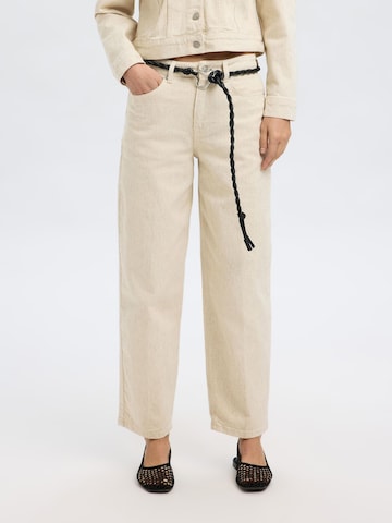 SELECTED Regular Jeans in Wit: voorkant