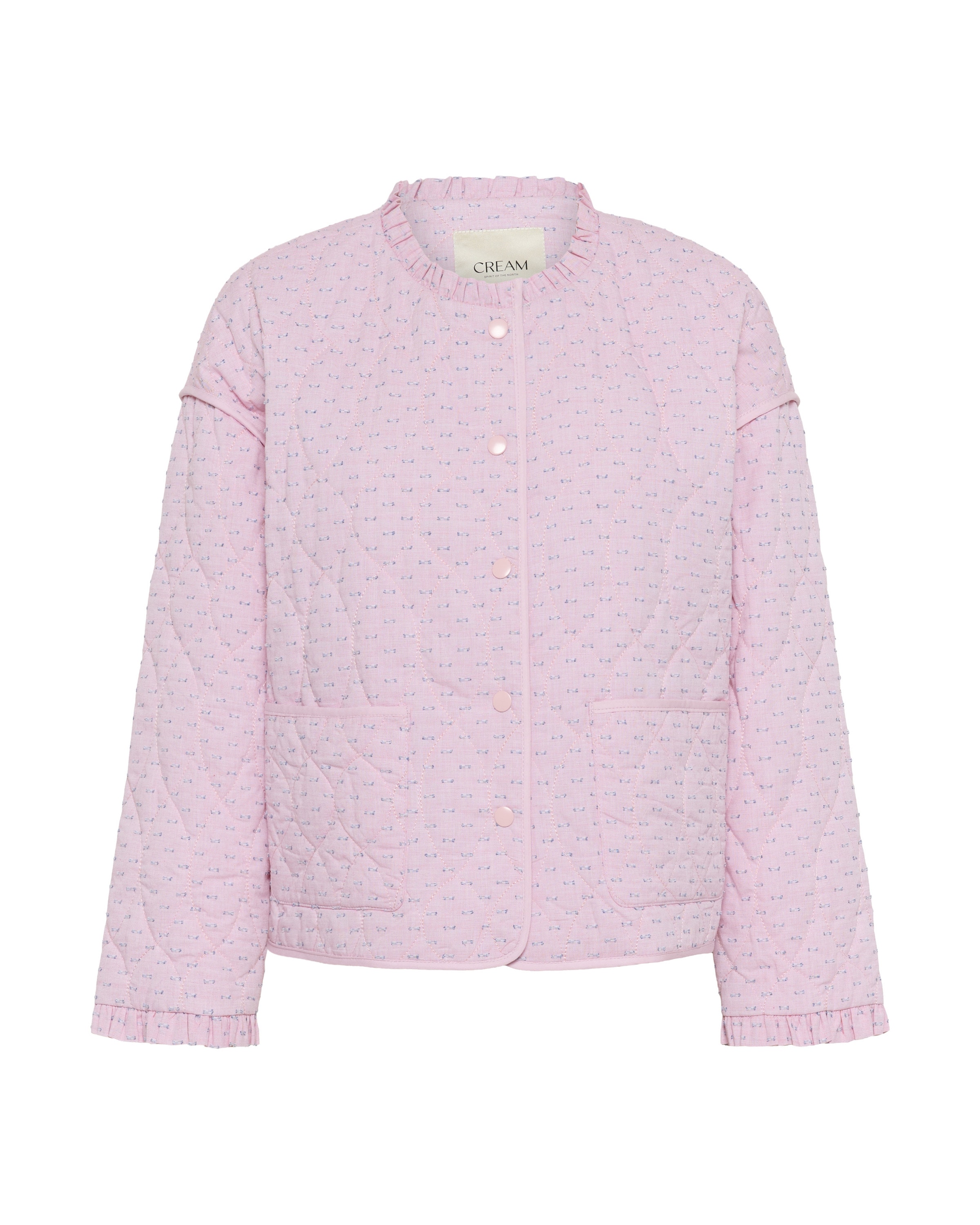 Veste mi-saison 'CRLummi' Cream en rose : devant
