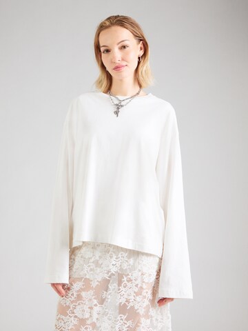 Monki Shirt 'Aster' in Wit: voorkant