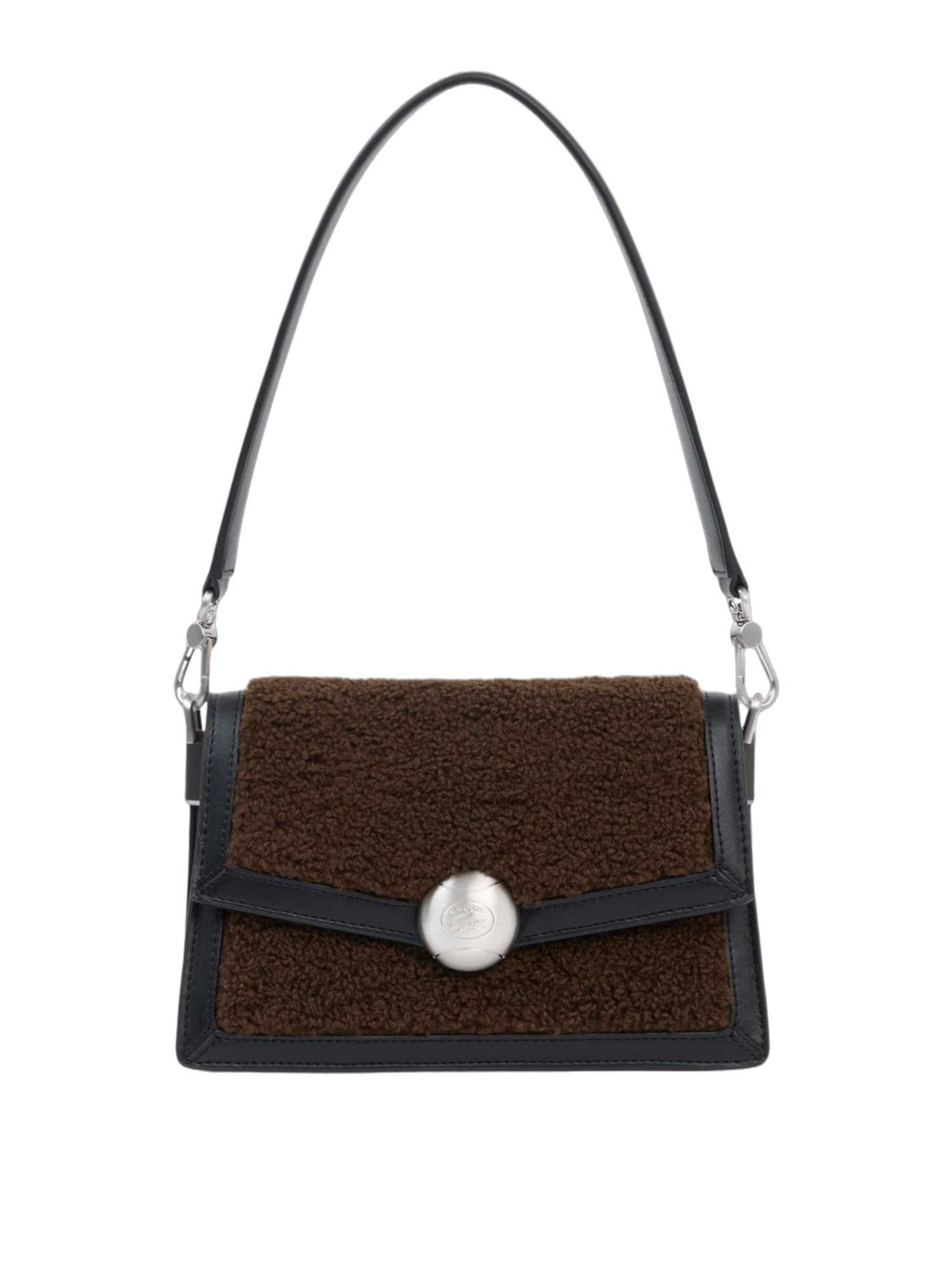LACOSTE - Bolso de hombro 'Tennis Bliss' en marrón: frente