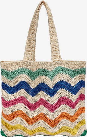 Pull&Bear Shopper in Beige: front