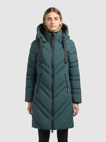 Manteau d’hiver 'Tady2' khujo en vert : devant