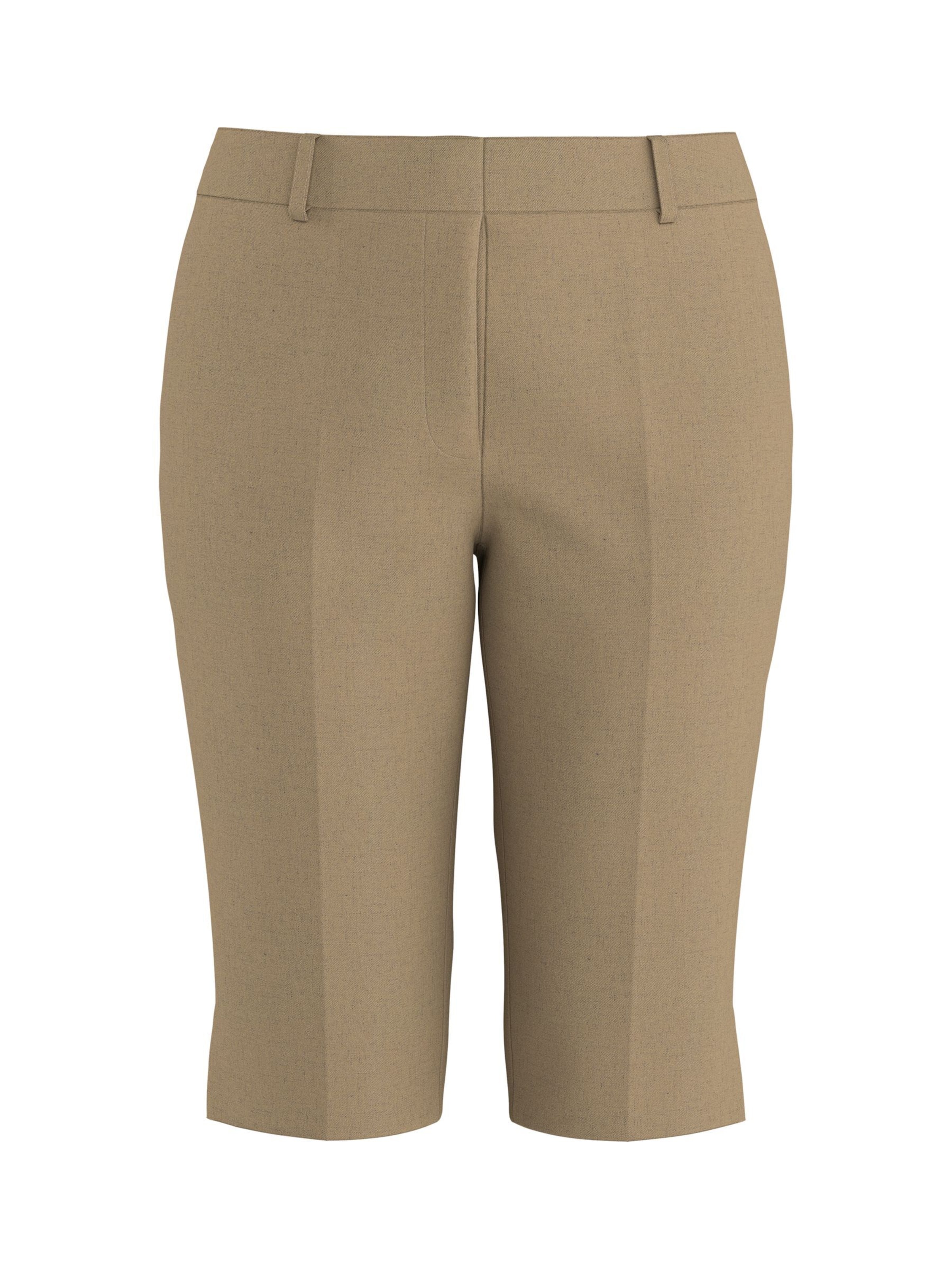 HYPEDROP Regular Broek in Beige: voorkant