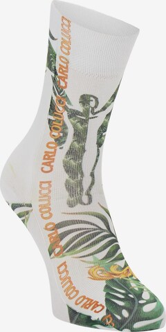 Carlo Colucci Socken 'Cuniolo' in Weiß