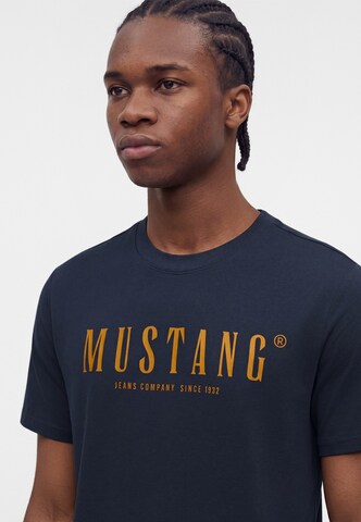 Maglietta 'Austin' di MUSTANG in blu