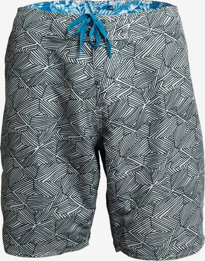 Panareha Badeshorts in blau / dunkelgrün / weiß, Produktansicht