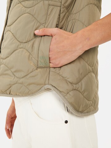 CAMEL ACTIVE Weste mit Druckknöpfen in Grün