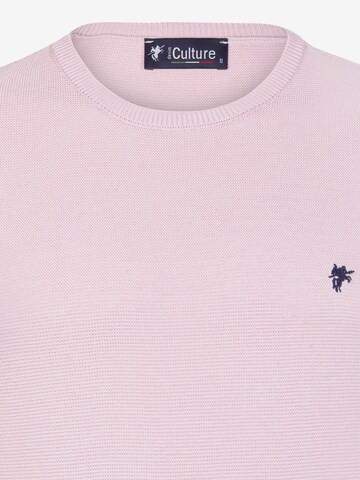 Pullover ' GIANLUCA ' di DENIM CULTURE in rosa