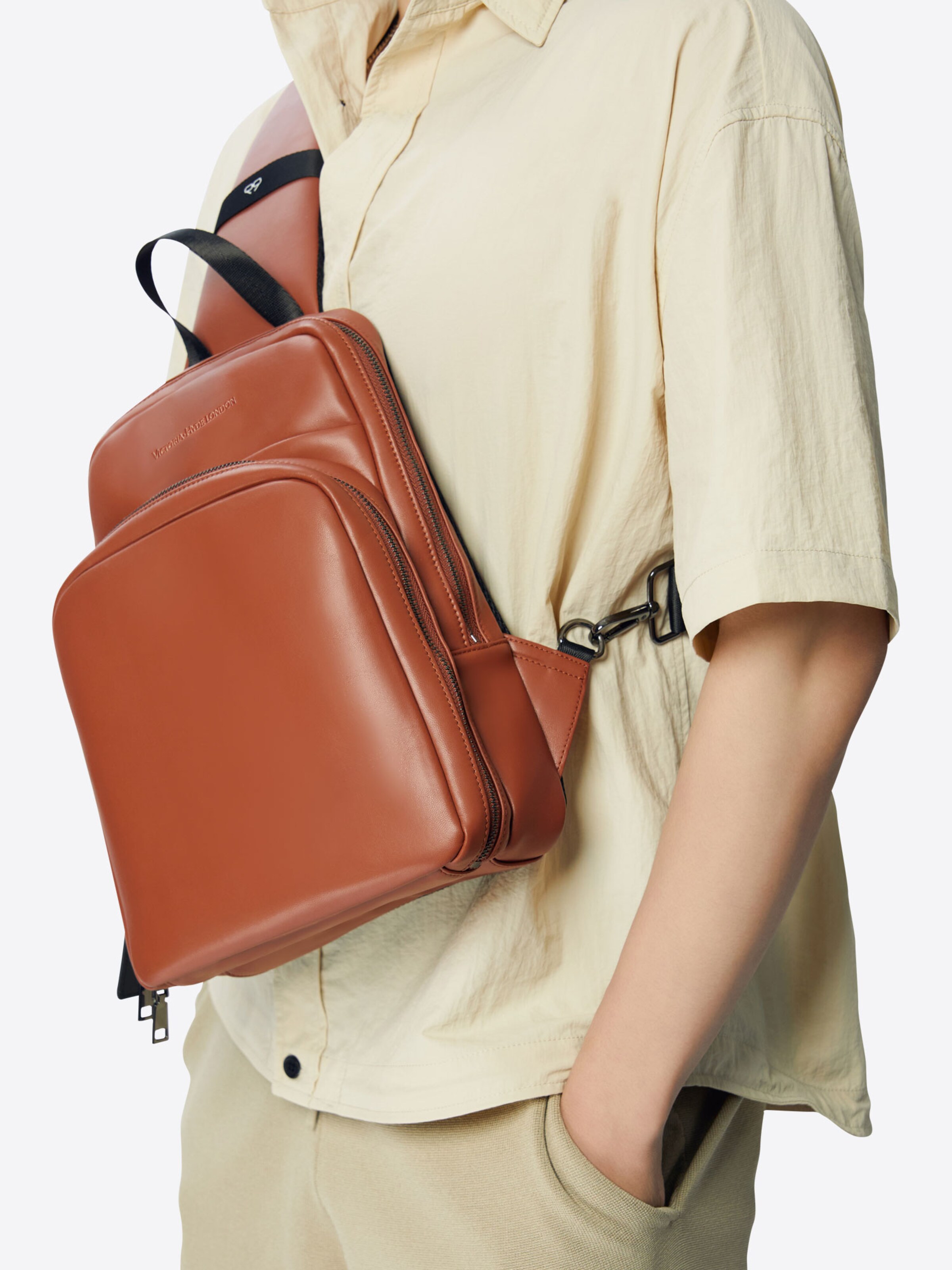 Borsa a tracolla 'Bowen' di Victoria Hyde in marrone