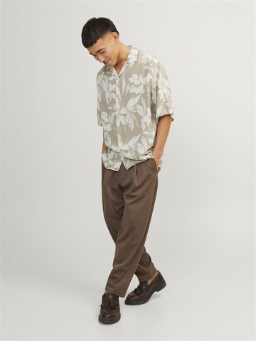 JACK & JONES - Ajuste confortable Camisa 'Jeff' en beige