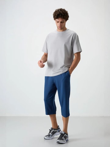 Wide Leg Pantalon Tommy Life en bleu