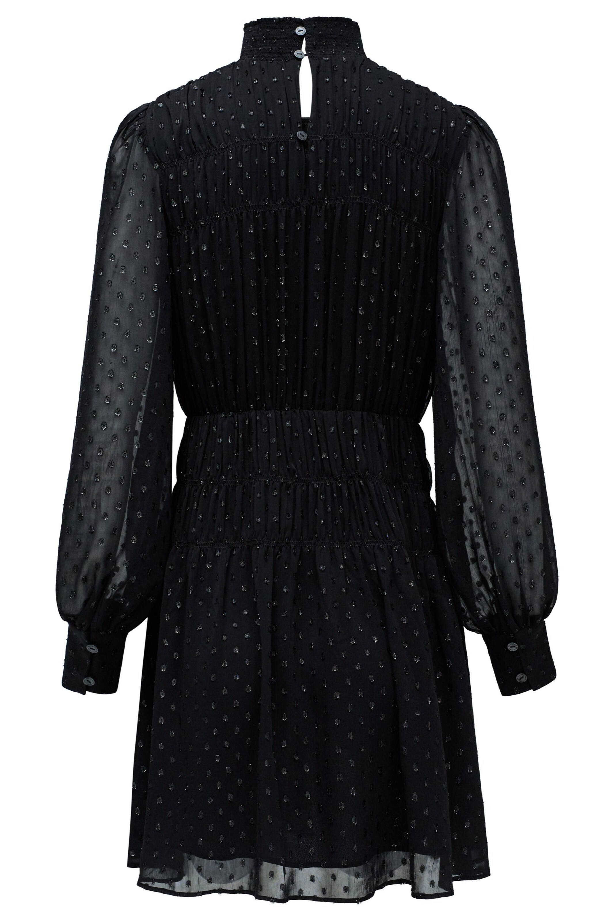 Salsa Jeans Kleid 'Glanzeffekt' in Schwarz