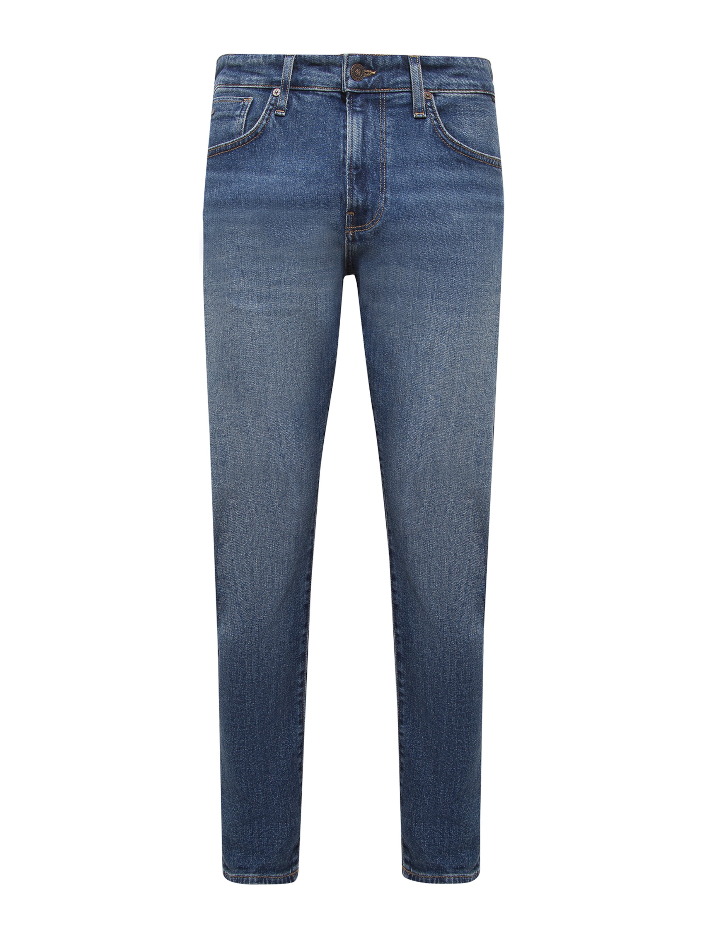 Mavi Tapered Jeans in Blue: front
