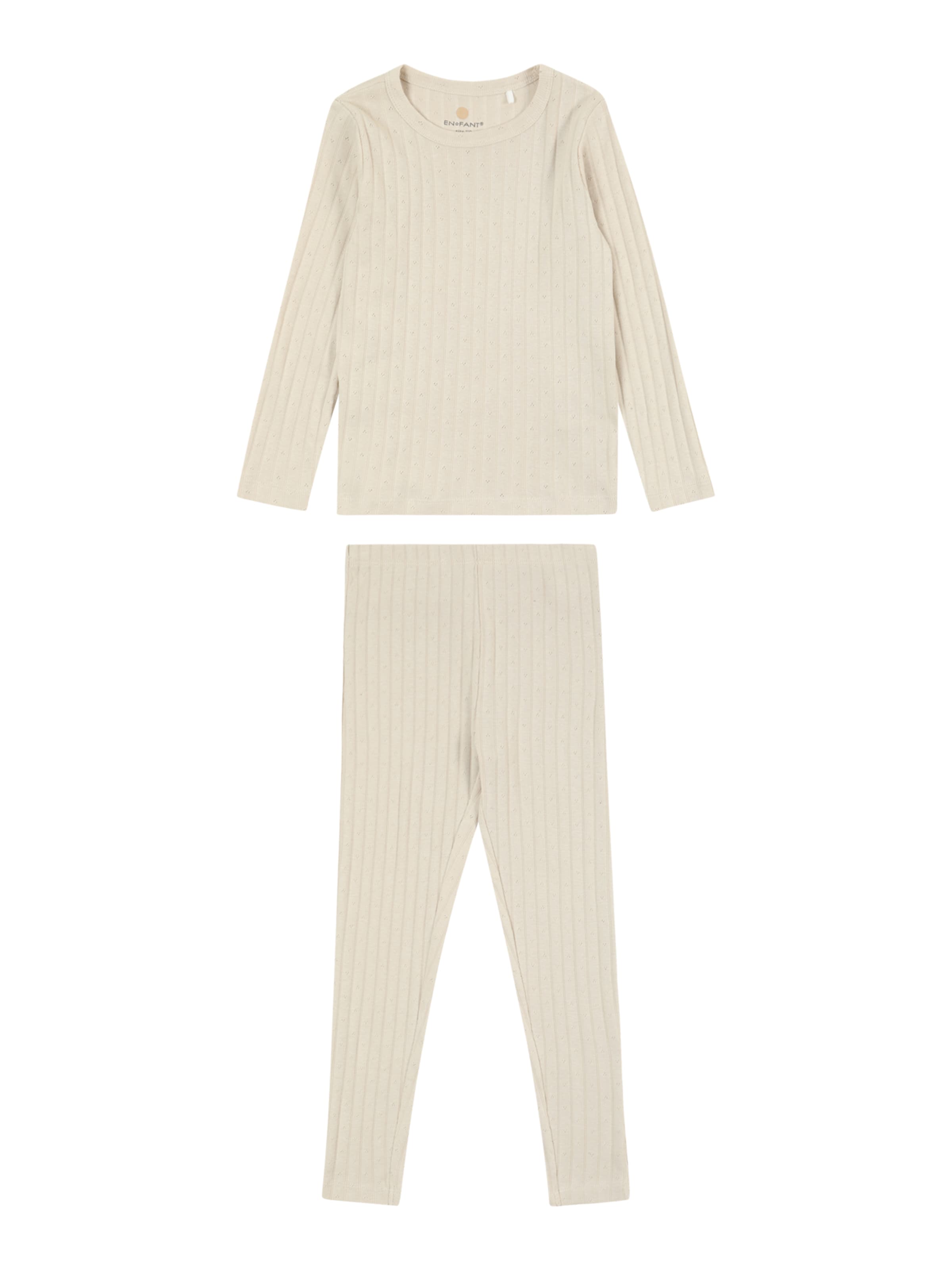 EN FANT Pyžamo - Béžová: predná strana