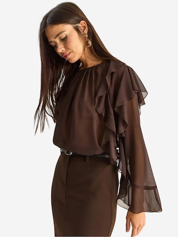 Bianco Lucci Bluza | rjava barva