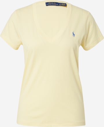 Tricou de la Polo Ralph Lauren pe galben: față