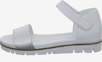 GERRY WEBER SHOES Sandale 'Gulla 05' in silber / weiß, Produktansicht