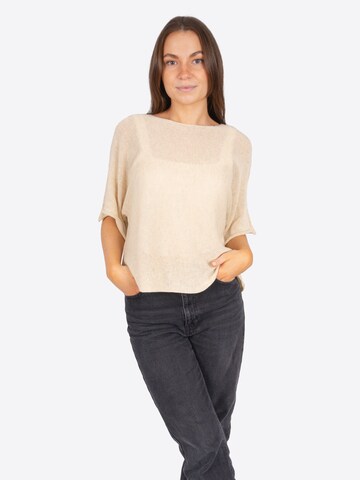 Seasons of April Trui 'Fleur' in Beige