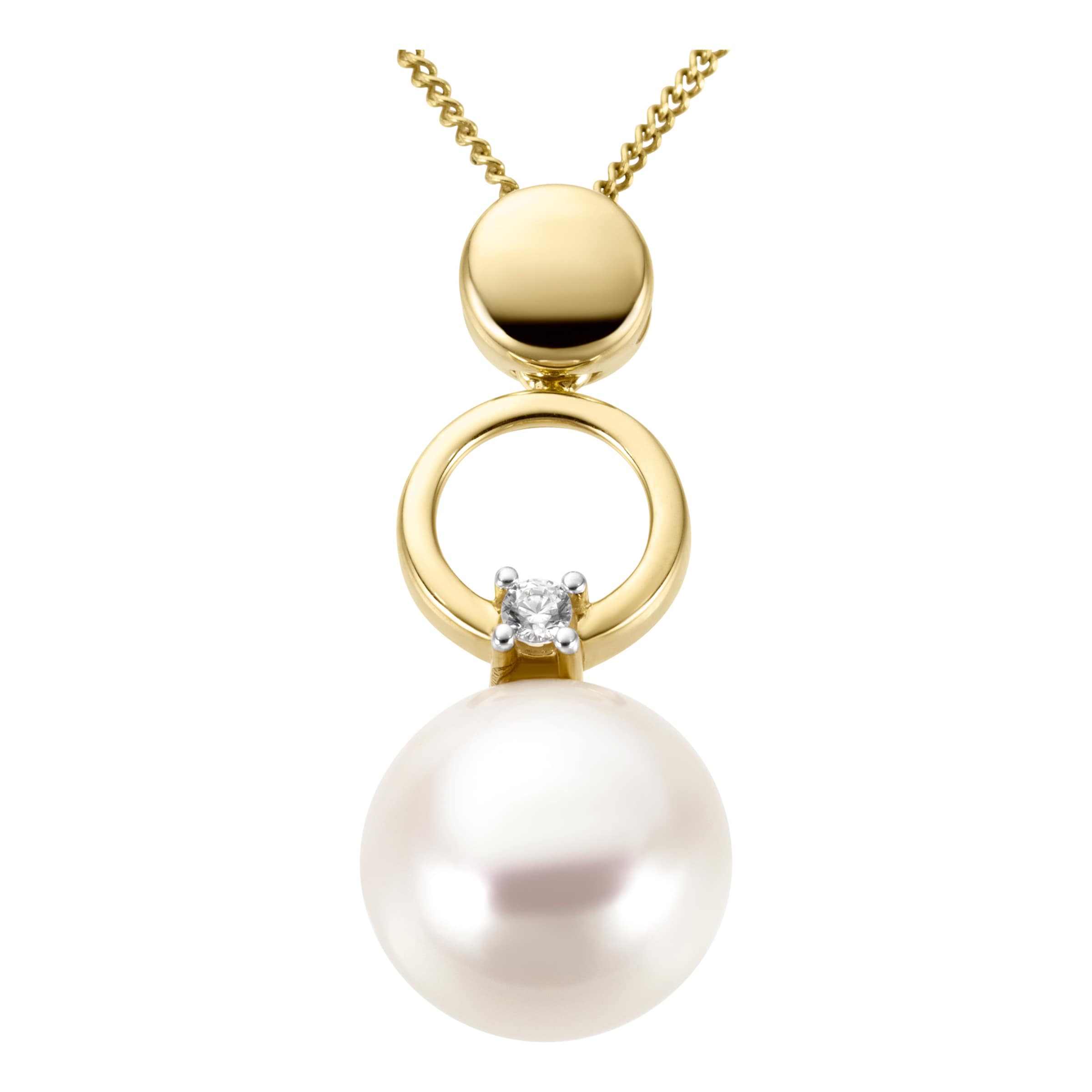 FIRETTI Anhänger in Gold: Vorderseite