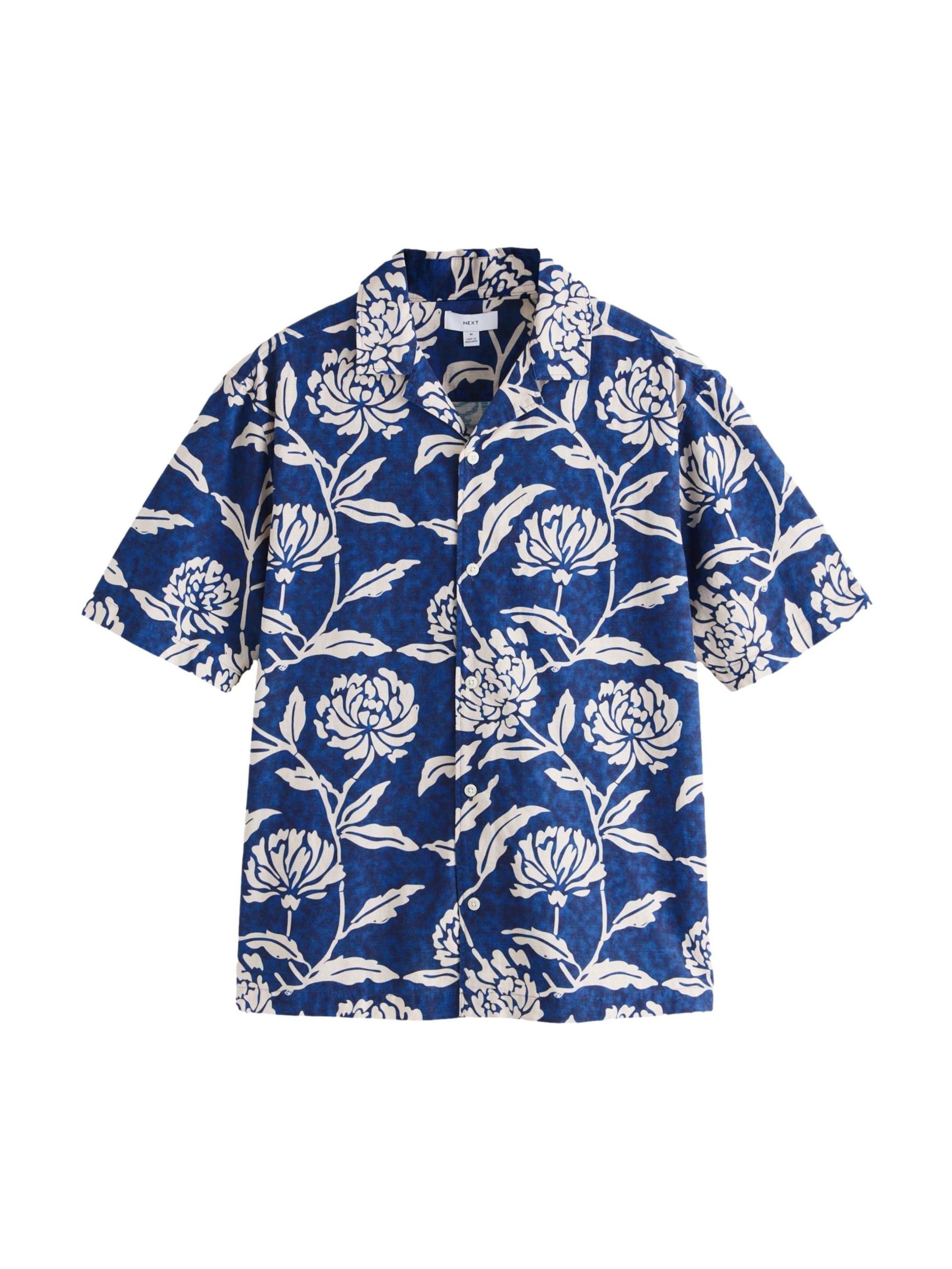 Next Button Up Shirt in Ecru / Dark blue, Item view