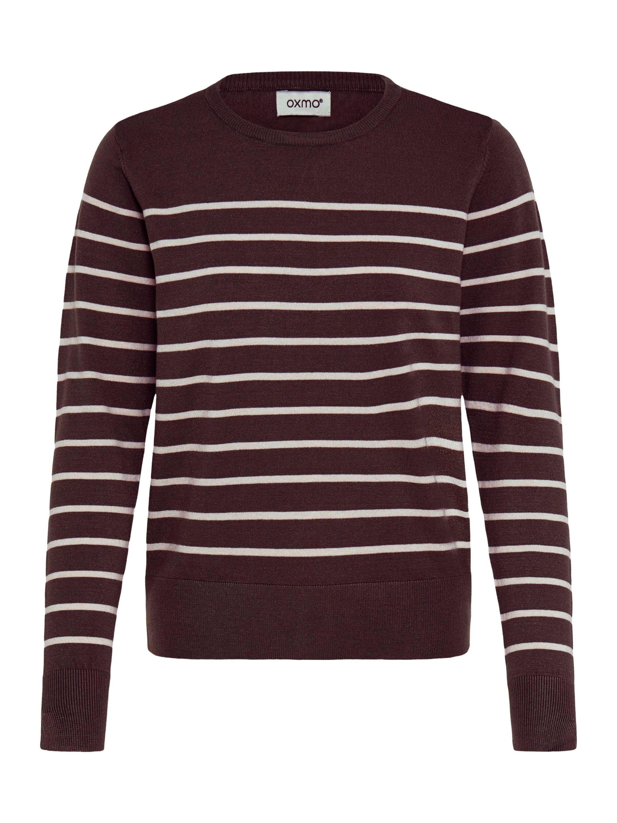 Pull-over 'OXFKEANA' Oxmo en marron : devant