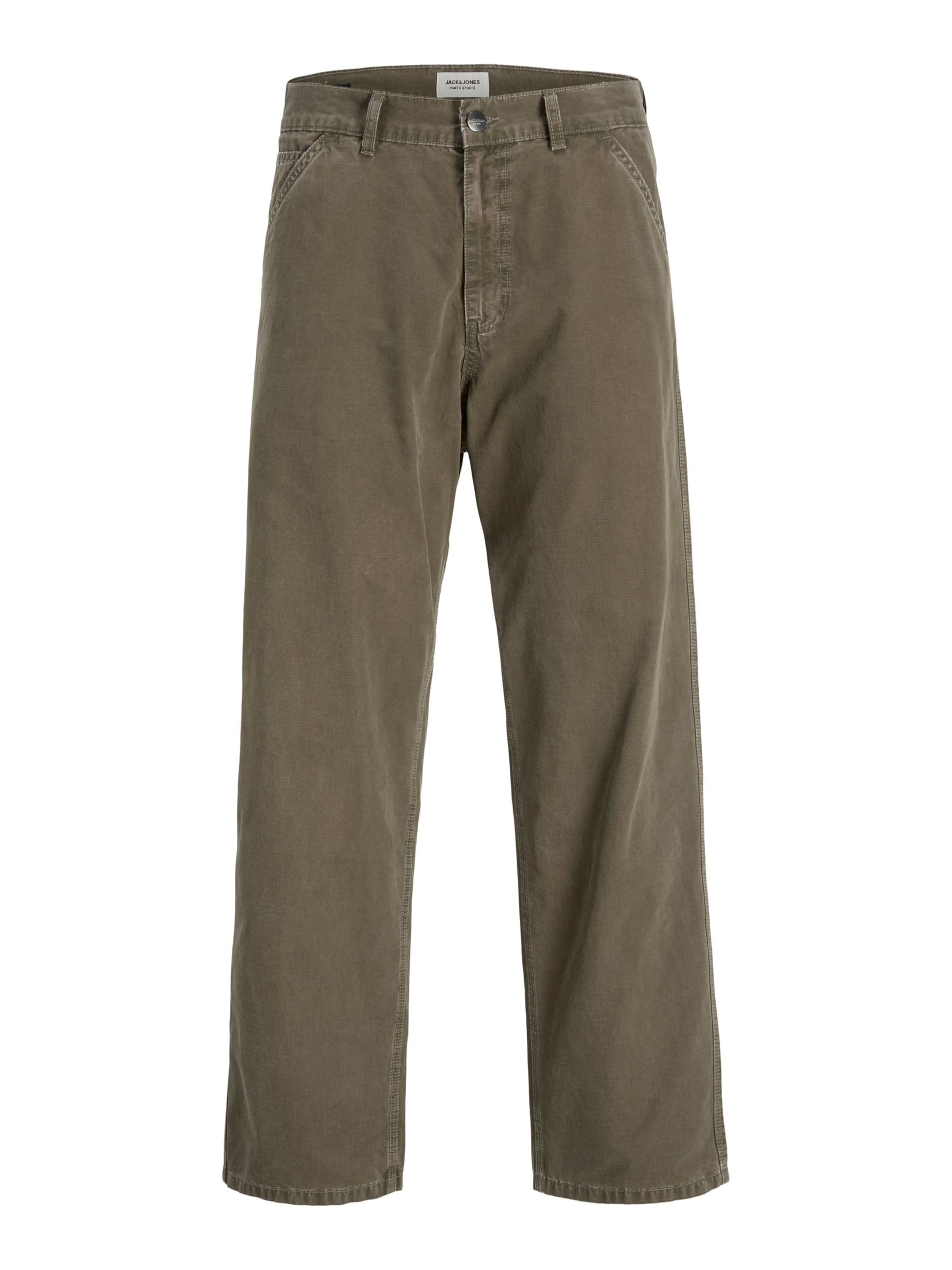 Jack & Jones Junior Baggy Hose in Grün: Vorderseite